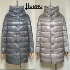 【正規品】HERNO ヘルノ LAVJAP リバーシブル ダウンコート 40