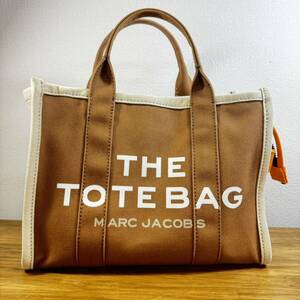 美品 MARC JACOBS マークジェイコブス THE TOTE BAG トートバッグ ブラウン キャンバス