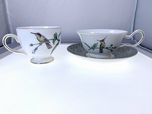 WEDGWOOD　ウエッジウッド　ハミング バード　カップ＆ソーサー[03-4550