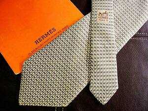 ●5-1960●在庫処分SALE●エルメス【人気の総Ｈ柄】「HERMES」ネクタイ