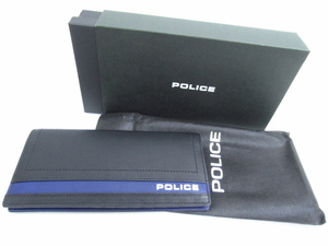 未使用 POLICE ポリス 2つ折り長財布(小銭入れあり） PA-59802-10 ▼AC18581