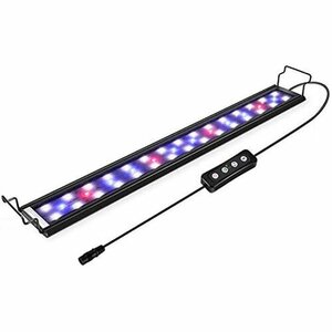 新品 hygger 長寿命 省エネ 26~66cm水槽対応 スライド式 育成 LED アクアリウムライト 水槽ライト 56