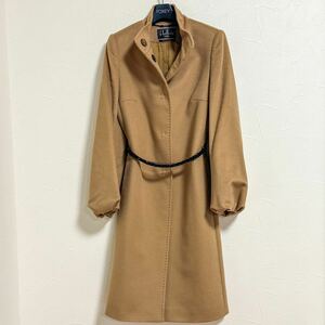 Heresis　エレシス　ロングコート　薄茶色　上質なカシミヤ　美品　made in ITALY　②