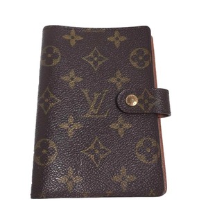 ルイヴィトン 手帳カバー R20005 アジェンダPM モノグラム LOUIS VUITTON ブラウン ユニセックス 中古