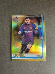 Topps Chrome soccer 2019 LIONEL MESSI /50