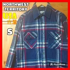 usa古着 NorthwestTerritory ネルシャツ チェック S