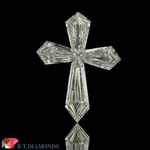 CROSS 十字架形ダイヤモンドセット 1.080ct 4PC/RT2289/CGL