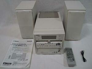 【中古】Victor ビクター　JVC　CA-UXW50-W　マイクロコンポーネントMDシステム　（CD/ダブルMDコンポ）（本体UX-W50とスピーカーSP-UXW50-