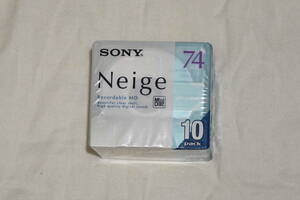 ★　SONY　ソニー　★　Neige　日本製　MD　ミニディスク　74分　10枚　【 10MDW74NED 】