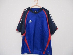 ●　adidas 　アディダス　　●　半袖　トップス　■ 　メンズ　L　ブルー