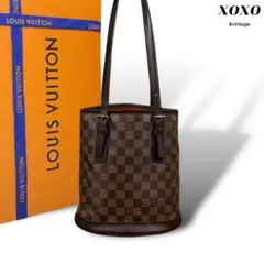 LOUIS VUITTON ダミエ マレ バケツ型 トートバッグ N42240