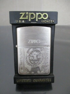 ∝81 zippo ジッポー 1991年 10月 マチュピチュ マヤ文明 アステカ文明 ？ 検： 喫煙グッズ ライター 未使用品 ？ 