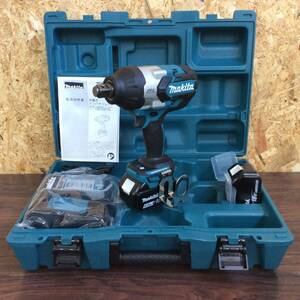 【WH-1582】未使用 makita マキタ 充電式 インパクトレンチ TW1001DRGX 18V 6.0Ah [バッテリー2個+充電器] 純正フルセット