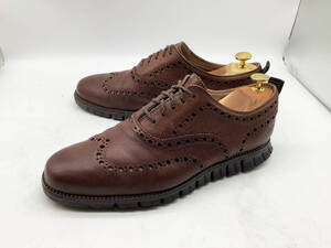 【良品】COLEHAAN コールハーン ★ ゼログランド ダークブラウン US8 ★