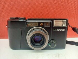 ■ FUJIFILM KLASSE Professional コンパクトフィルムカメラ 38mm F2.6 動作確認済 シャッター、フラッシュOK 富士フイルム フジフィルム
