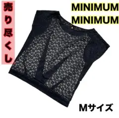 MINIMUM MINIMUM ミニマムミニマム　半袖　トップス　花柄レース　M