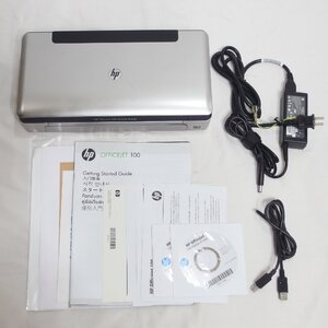 HP◆ヒューレット・パッカード プリンター【HP Officejet 100 Mobile Printer】動作確認済み（インク無し）◆USED