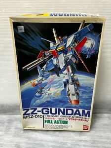 ▲E402▲ 未組み立て プラモデル バンダイ 1/100 MSZ-010 ダブルゼータガンダム GUNDAM ZZ SERIES No.7 「機動戦士ガンダムZZ」