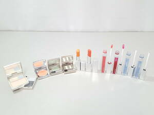 【美品】RMK アールエムケー プレストパウダー他 コスメ 合計10点セット/おしろい/チーク/アイシャドウ/口紅/リップジェリーグロス/LNQ50