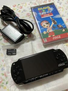 PSP 1000 みんなのGOLFポータブル　みんなのゴルフ　みんゴル　コカコーラ スペシャルエディション