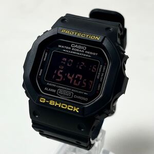 【人気モデル】 実働 CASIO G-SHOCK DW-5600MS カシオ Gショック レッドアイ 反転液晶 デジタル クオーツ メンズ 腕時計 ウォッチ 稼働品