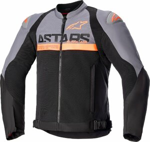 Mサイズ - グレー/ブラック/オレンジ - ALPINESTARS アルパインスターズ SMX Air ジャケット