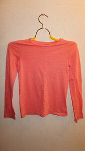 ★GAP★Ladies tops ギャップストライプレディースKIDS長袖トップスサイズXS　着丈約51Cm　身幅約34Cm　USED IN JAPAN　KIDS-L (10)