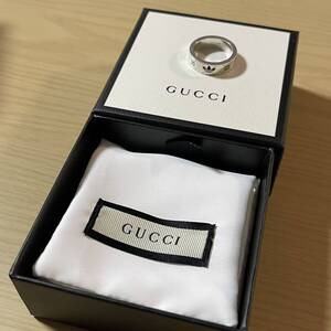 グッチ（GUCCI）× adidas Originals(アディダスオリジナルス) GGトレフォイルリング　指輪　17号 新品　未使用　箱付き