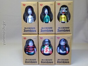 新品 ジェームズジャービス インクラウド・ゾンビ 全6種セット JAMES JAVIS AMOS IN-CROWD Zombies 検)サイラス SILAS