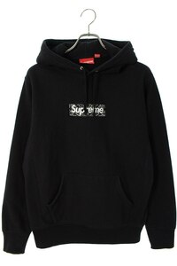 シュプリーム パーカー 19AW Bandana Box Logo Hooded Sweatshirt サイズ:S バンダナボックスロゴプルオーバーパーカー 中古 SB01