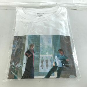 未開封 デイヴィッド・ホックニー展 DAVID HOCKNEY Mr and Mrs Clark and Percy 半袖 L Tシャツ 1970-71 記念品