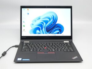 Lenovo第7世代i3 最新Win11軽量薄型中古PC ノートパソコンYoga 370/13.3型フルHD（タッチ）/office/メモリ4G/SSD256G/内蔵カメラ/Bluetooth