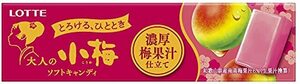 ロッテ ロッテ 大人の小梅(濃厚梅果汁仕立て) 10粒×10個