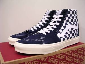 新品 VANS SK8-HI チェッカーブルー US11 29cm 完売モデル #VN0A32QG4M0 バンズ ハイトップ CHECKER DRESS BLUES/TRUE WHITE