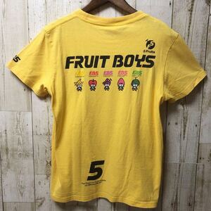 【 レア 】USA製 Laundry ランドリー FRUIT BOYS フルーツボーイズ Tシャツ Sサイズ イエロー　黄色 両面プリント