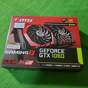 MSI グラフィックボード GEFORCE GTX 1060 GAMING X 