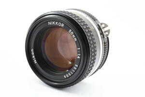 【美品】 Nikon ニコン Ai-s NIKKOR 50mm F1.4 ニッコール 単焦点 動作確認済み #1729