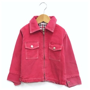 子供服 デニムジャケット 赤 レッド ベビー キッズ ファッション アパレル CORN COBBER ANDREW WELCH D-771