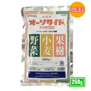 オーソサイド水和剤80 250g 殺菌剤 黒とう病 ぶどう 農薬 葉枯れ病対策