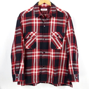 ■monkey time モンキータイム UNITED ARROWS ユナイテッドアローズ / 8311-199-0045 HEAVY TWILL CHECK CPO / チェック CPOシャツ size S