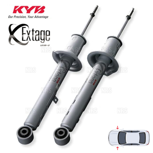 KYB カヤバ EXTAGE エクステージ ショック (フロント) GS250/GS350 GRL11/GRL10 4GR-FSE/2GR-FSE 12/1～16/8 2WD車 (EEK9317R/EEK9317L