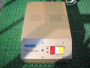 ベース基地用コードレス電話機　送受信機　CALDIX　MODEL　LONG-CARRY　5000　TX　71.4801MHZ　RX　137.480MHZ　POW　4.5W