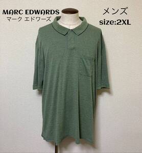 ★早い者勝ち破格SALE★ MARC EDWARDS マーク エドワーズ ポロシャツ USA輸入古着 2XL