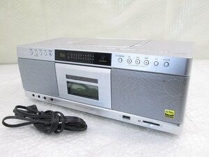 ◎TOSHIBA 東芝 Aurex ハイレゾ対応 SD/USB/CDラジオカセットレコーダー TY-AK2 2020年製 訳アリ w1101