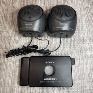 【新品ゴムベルト交換済】SONY ソニー WALKMAN ウォークマン WM-EX808 アクティブスピーカー SRS-A5