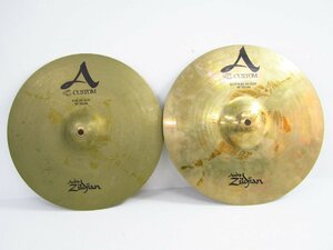 Zildjian ジルジャン A Custom Top Hi Hat & Bottom 14”/36 トップ&ボトム ハイハット シンバル ▼G4178