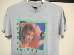 当時物 tシャツ シンディ・ローパー Cyndi Lauper シンディ ローパー シンディー ローパー madonna マドンナ バンドｔ ロックｔ