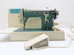 JANOME　SEWING MACHINE　　H9　　ジャノメ ミシン 手芸 ハンドクラフト 輸出 鉄 ケース付属　　※現状 ジャンク