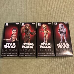 スターウォーズ　ワールドコレクタブルフィギュア　vol.5 7 4種セット レイア　チューバッカ　C-3PO サンドトルーパー