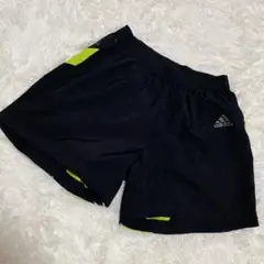 adidas アディダス　パンツ　ハーフ　ジャージ　短パン　黒　a026